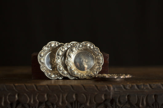 Sterling Silver Tiny Strawberry Plates