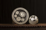Ken Edwards Spiral Platter and Bowl