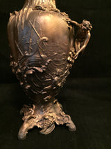 Antique Bronze Mermaid Vase