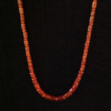 Carnelian Heart and Arrow Necklace
