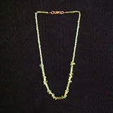 Peridot Rondelles Teardrops Gold Coins