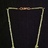 Peridot Rondelles Teardrops Gold Coins
