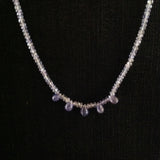 Tanzanite Teardrop Necklace
