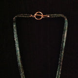 Emerald Three Strand Necklace