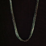 Emerald Three Strand Necklace