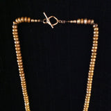Gold Pearl Rondelles and Citrine
