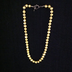 Gold Pearl Necklace