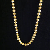 Gold Pearl Necklace