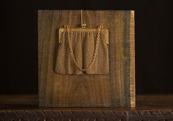 14k Gold Mesh Evening Bag with Chain