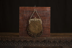 Victorian Bronze Beaded Purse