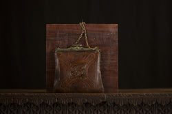 Art Nouveau Tooled Leather Purse