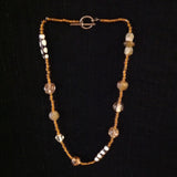 African Trade Beads Amber Bone and Glass