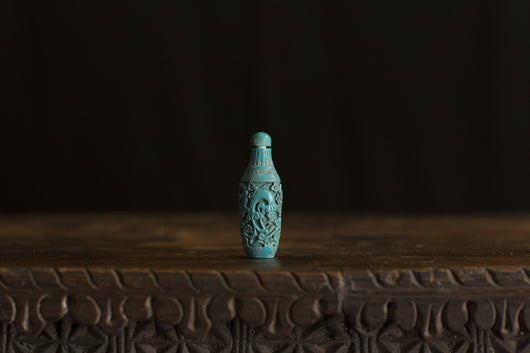 Antique Turquoise Small Bottle