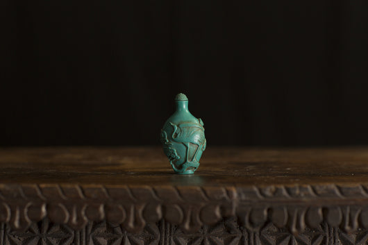 Antique Turquoise Small Bottle