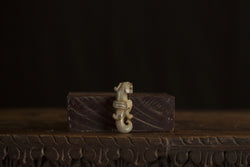 Antique Jade Charm Lion