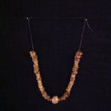 African Beads Sterling 24k Gold Bead Necklace