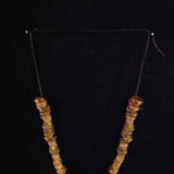 African Beads Sterling 24k Gold Bead Necklace