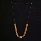 African Beads Sterling 24k Gold Bead Necklace