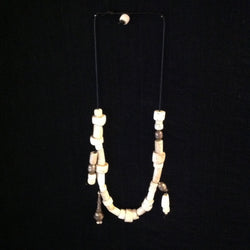 African Conch Shell Potato Bead Necklace