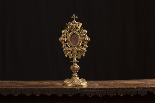 Brass Reliquary True Cross Documented