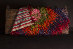 Turkish Angora Goat Wool Tulu Rug