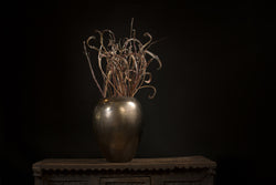 Ceramic Bronze Metallic Vase
