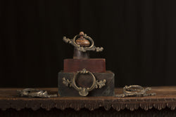 Cast Bronze French Ring Drawer Pulls (6)