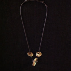 Turquoise Donut Hole Chunky Necklace