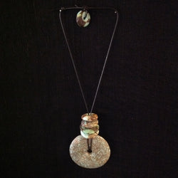 Turquoise Donut Hole Chunky Necklace