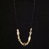 Antique Crystal Faceted Ancient Beads Necklace