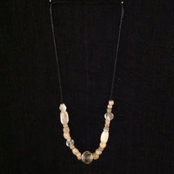 Antique Crystal Faceted Ancient Beads Necklace