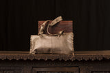 Bronze Two Toned Leather Bag with Studs