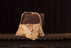 Bronze Metallic Leather Hobo Bag