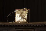 Gold Metallic Leather Bag
