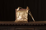 Gold Metallic Leather Bag